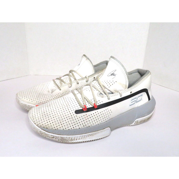 Under Armour SC 3zer0 III Steph Curry Basketball Sneakers 3022048-100 Size 8.5 - Picture 2 of 9